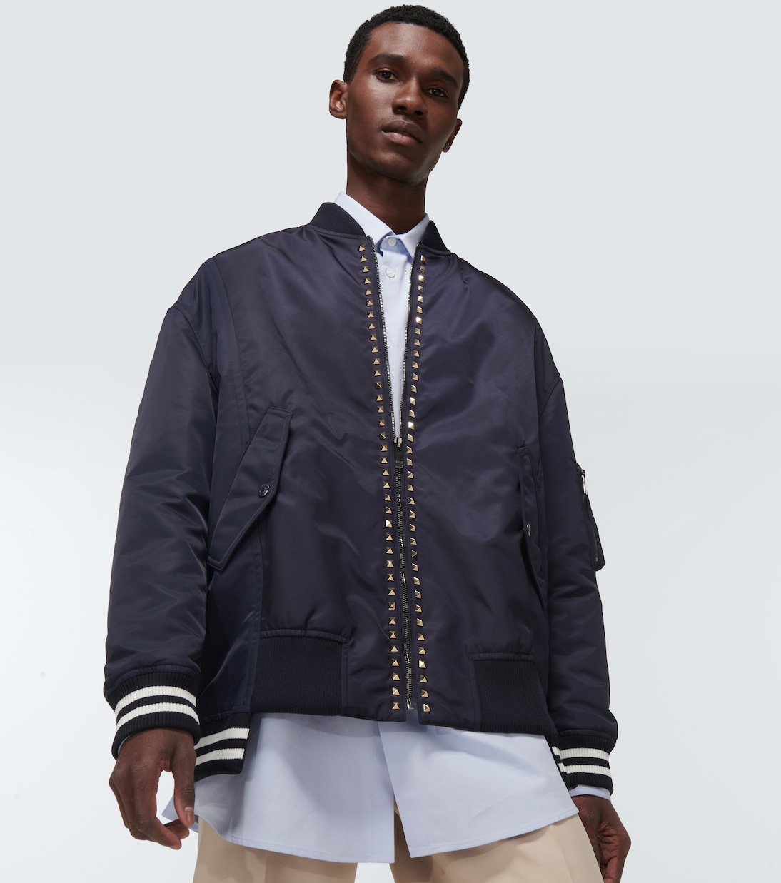 Rockstud Untitled bomber jacket | Valentino