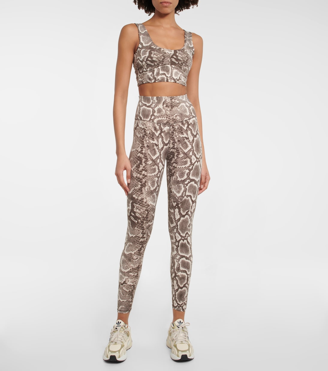 Let's Go High snake-print leggings | Varley