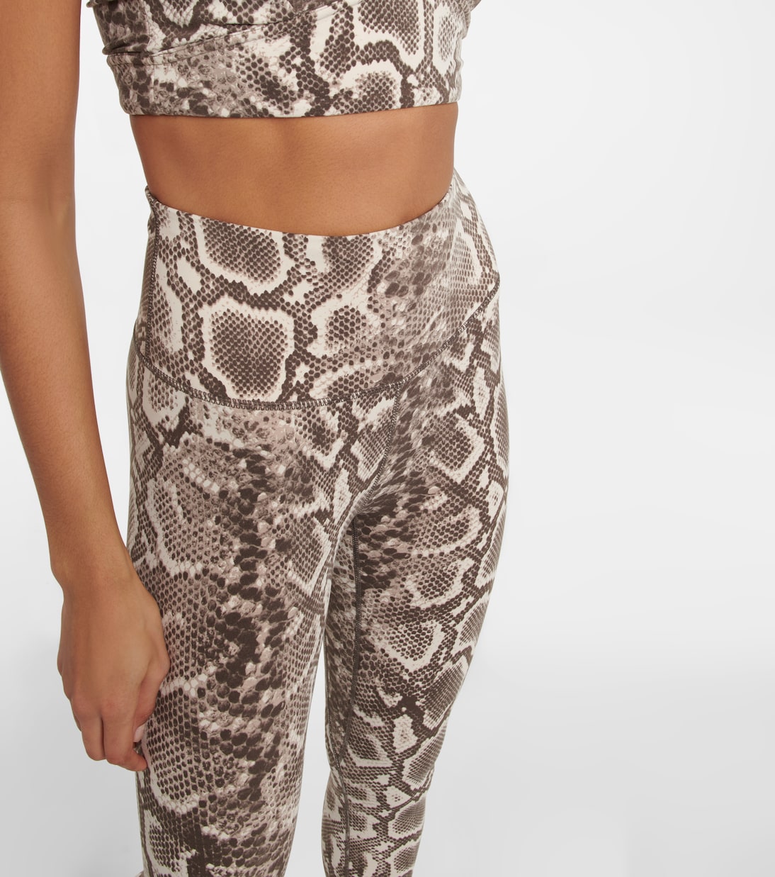 Let's Go High snake-print leggings | Varley