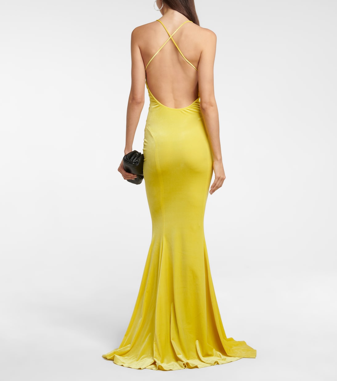 Robe aus Samt | Norma Kamali