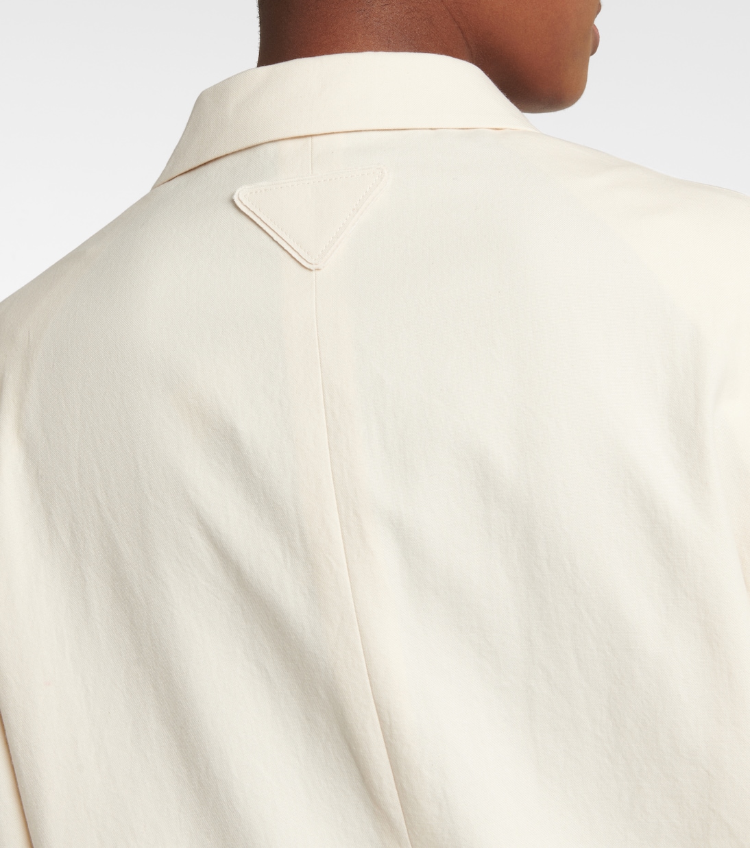 Blazer doppiopetto in cotone | Prada