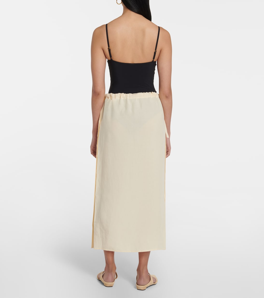 Linen-blend maxi skirt | Toteme
