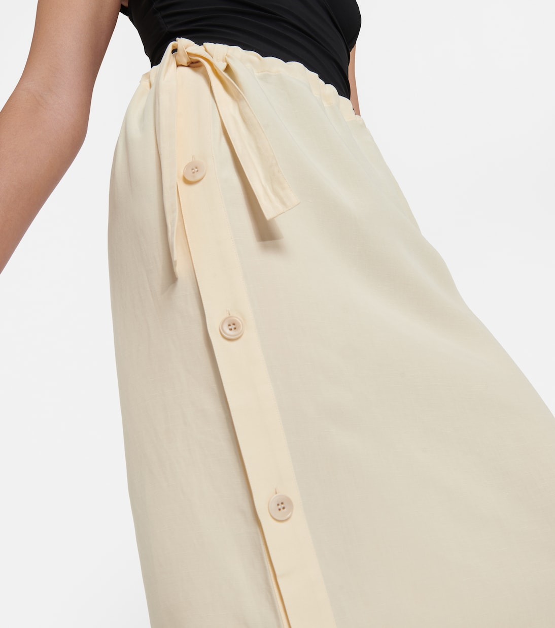 Linen-blend maxi skirt | Toteme