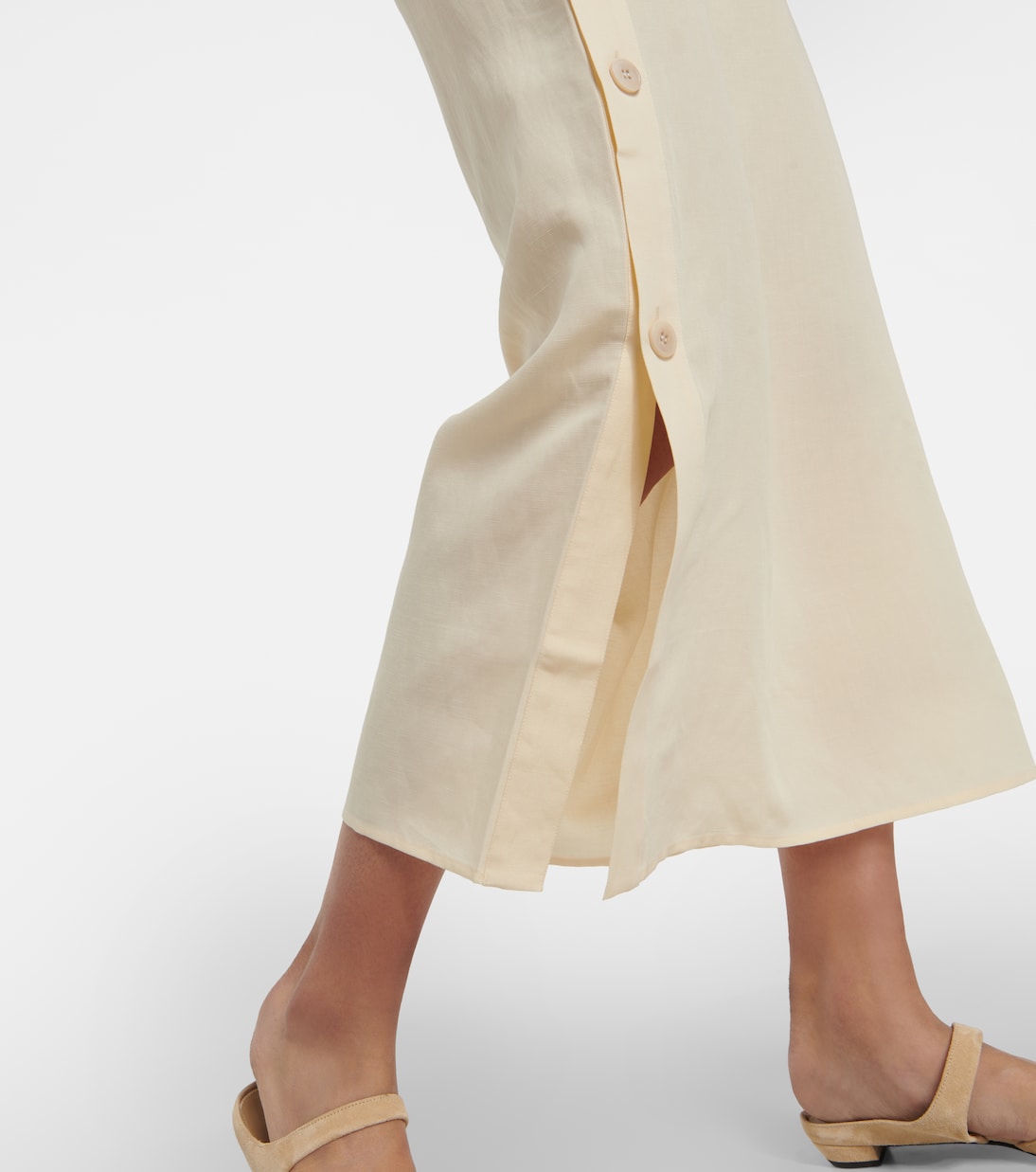 Linen-blend maxi skirt | Toteme