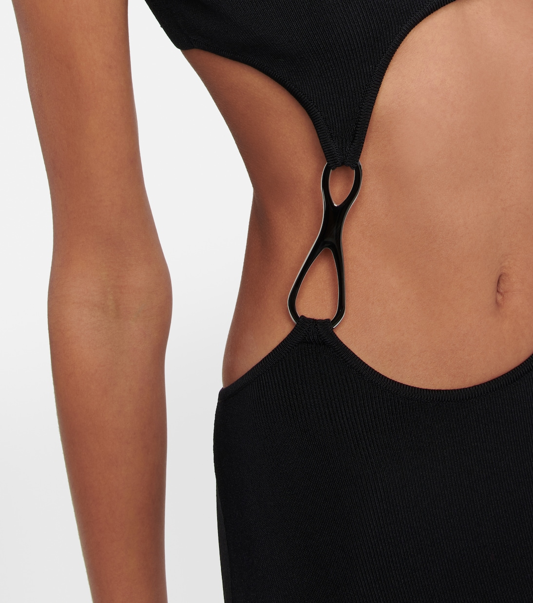 Abito lungo Heri in maglia con cut-out | Aya Muse