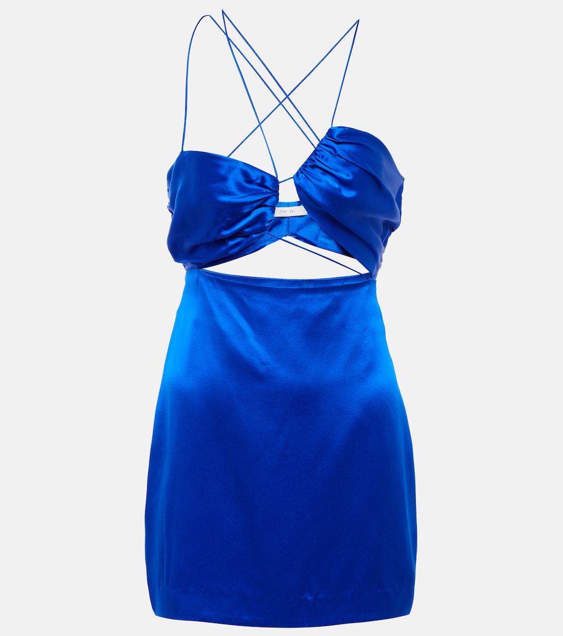 Minikleid aus Seidensatin | The Sei