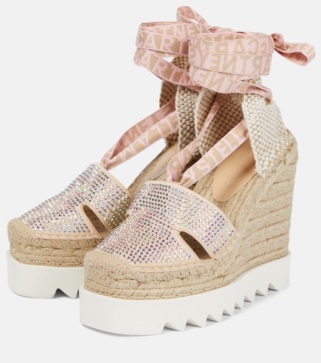 Espadrillas con zeppa e cristalli | Stella McCartney