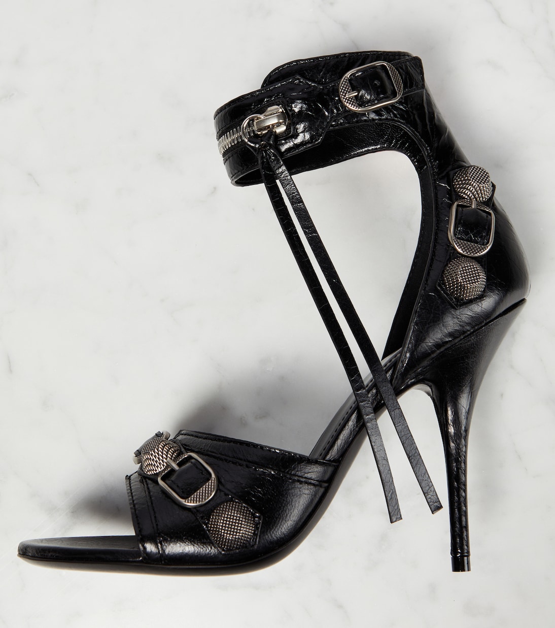 Embellished leather sandals | Balenciaga