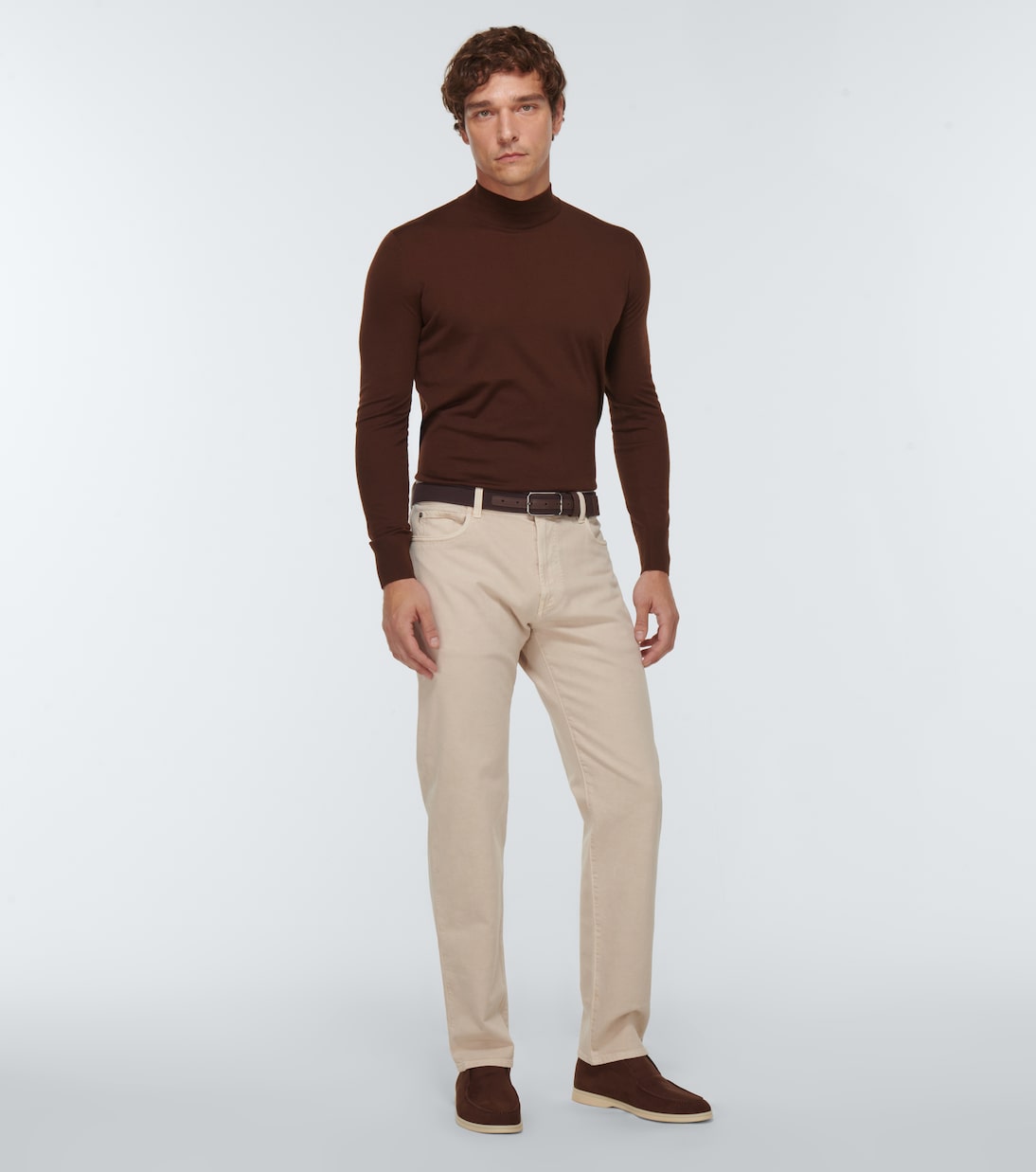 Rollkragenpullover aus Schurwolle | Loro Piana