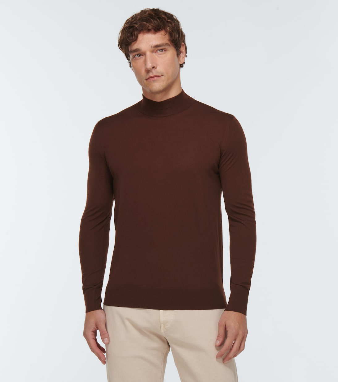 Rollkragenpullover aus Schurwolle | Loro Piana