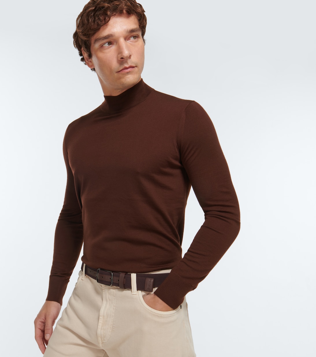 Rollkragenpullover aus Schurwolle | Loro Piana