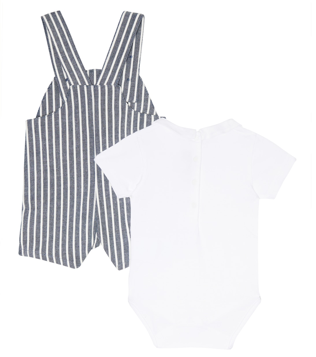 Baby cotton overalls and bodysuit set | Tartine et Chocolat