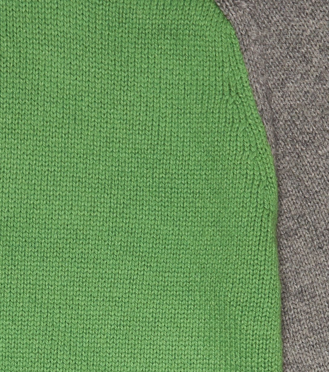 Pullover Poa in misto cotone color-block | Caramel