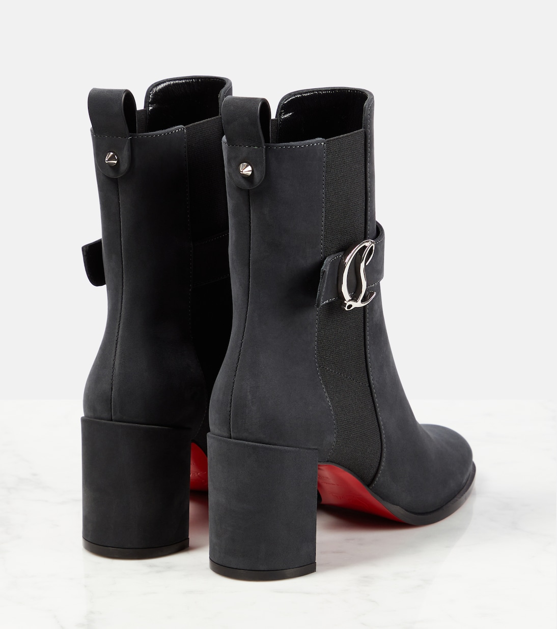Stivaletti CL Chelsea Booty in suede | Christian Louboutin