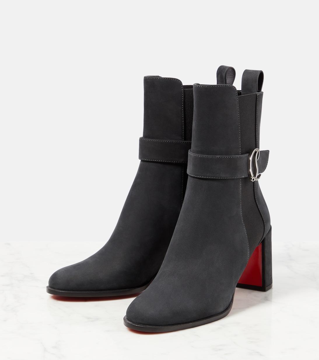 Stivaletti CL Chelsea Booty in suede | Christian Louboutin