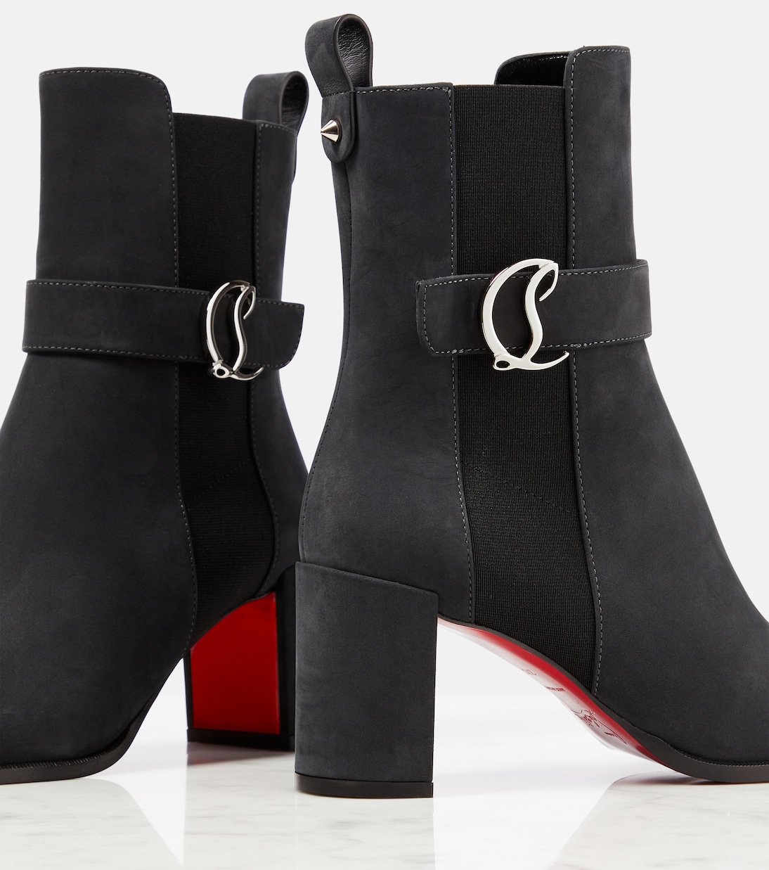 Stivaletti CL Chelsea Booty in suede | Christian Louboutin