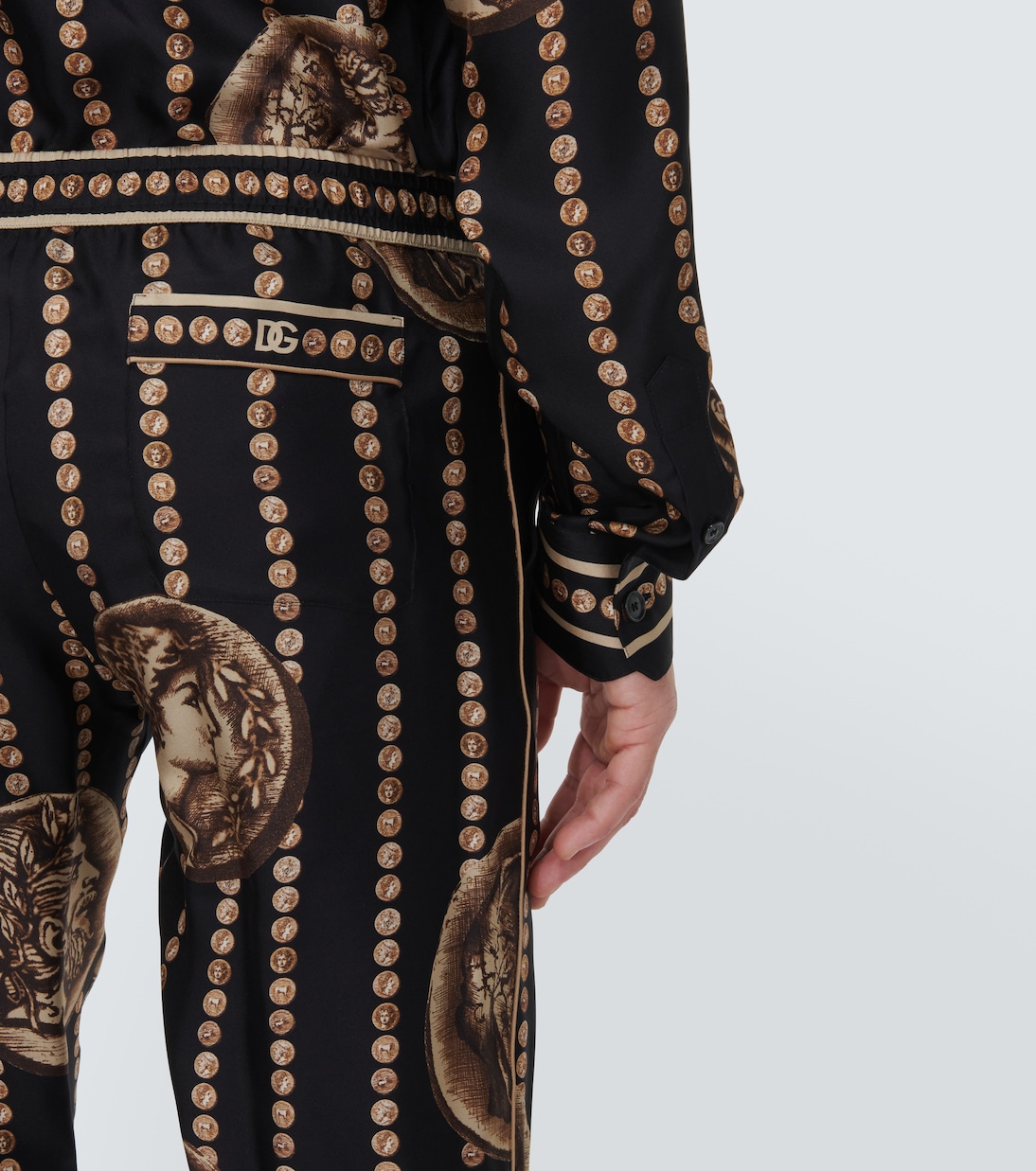Gerade Hose aus Seide | Dolce&Gabbana