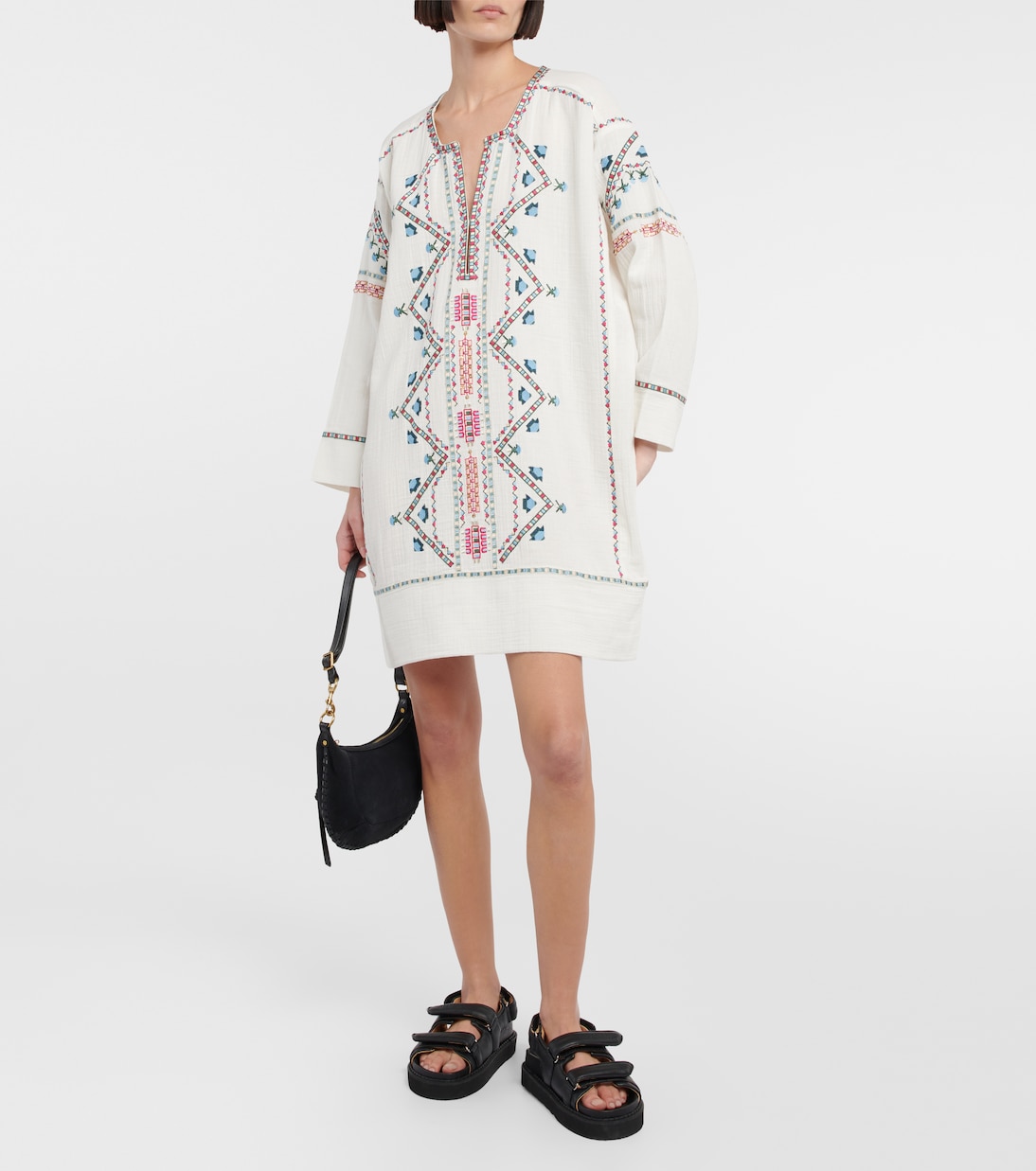 Vestido corto Chemsi de algodón | Isabel Marant