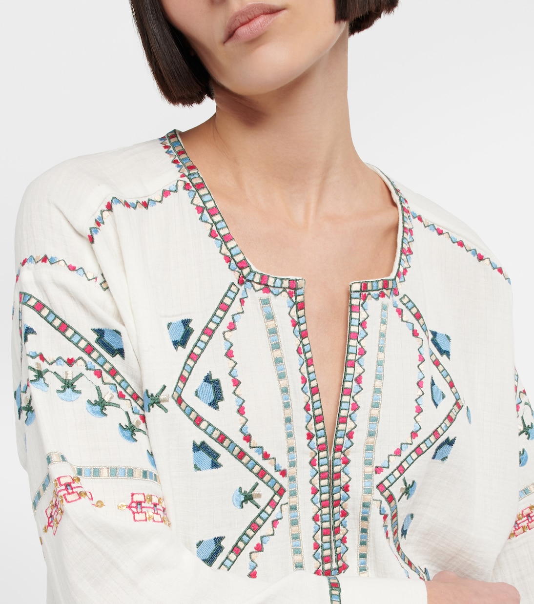 Vestido corto Chemsi de algodón | Isabel Marant