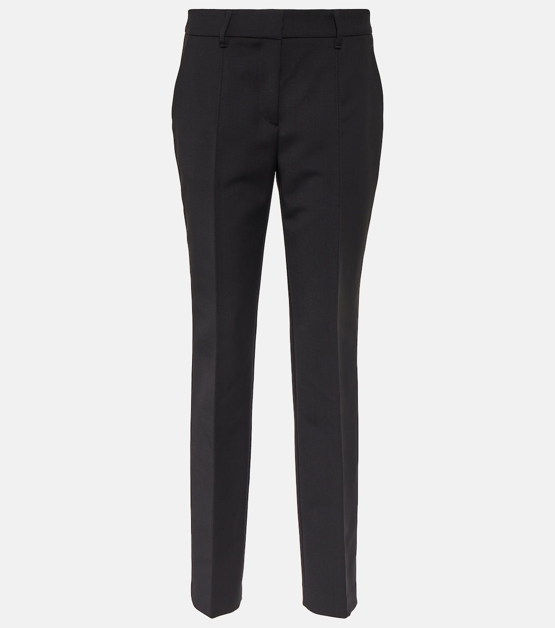 Pantalones Rectos de Lana Elevados por Gabriela Hearst, Estilo Francisco