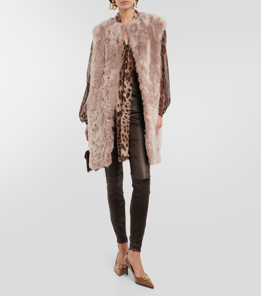 Veste sans manches en shearling | Dolce&Gabbana
