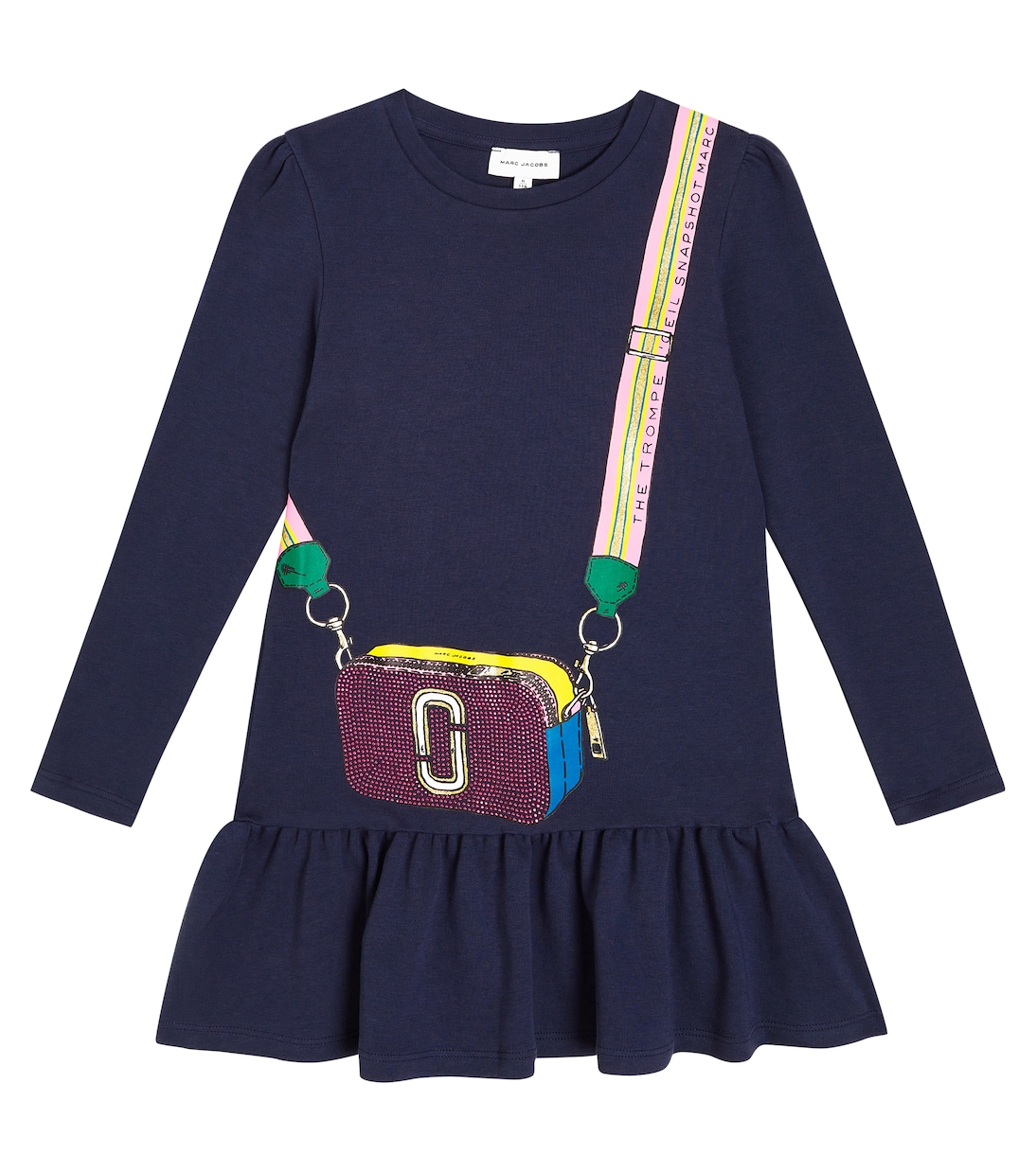 Abito in cotone con stampa | Marc Jacobs Kids