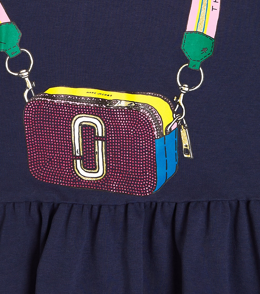 Abito in cotone con stampa | Marc Jacobs Kids