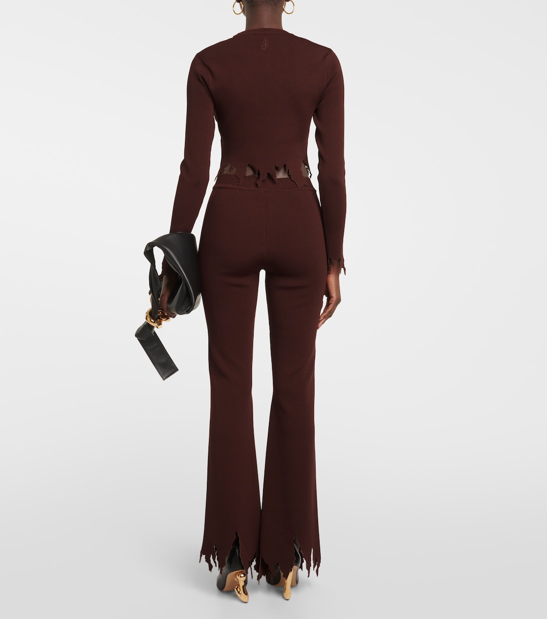 Pantaloni slim in maglia | JW Anderson