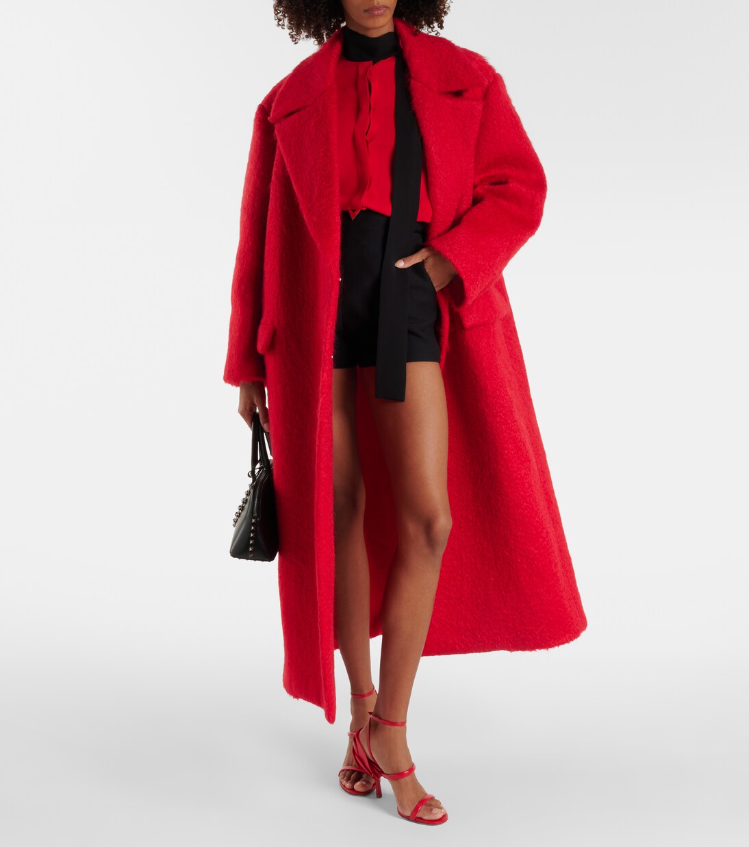 Abrigo de mezcla de mohair | Valentino