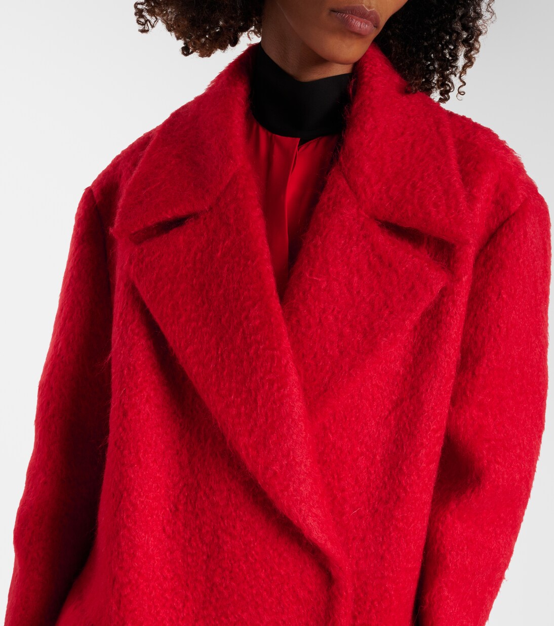 Abrigo de mezcla de mohair | Valentino