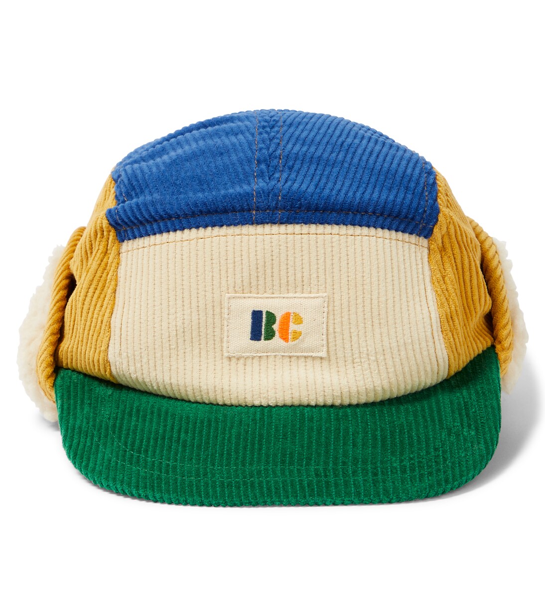 Cappello in velluto a coste con shearling | Bobo Choses