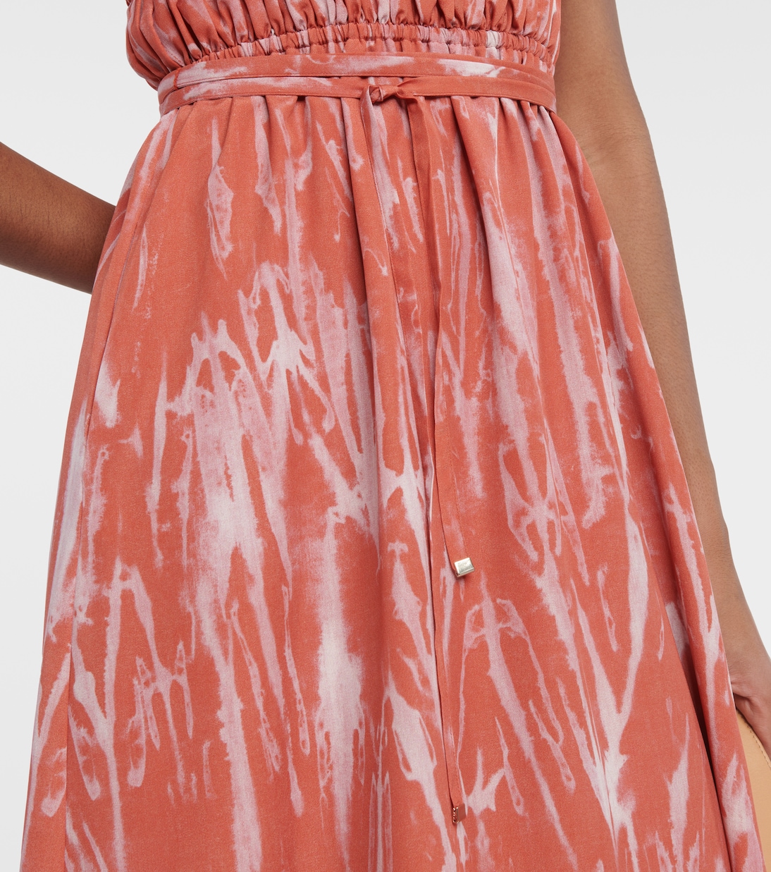 Vestido midi Fiona fruncido | Altuzarra