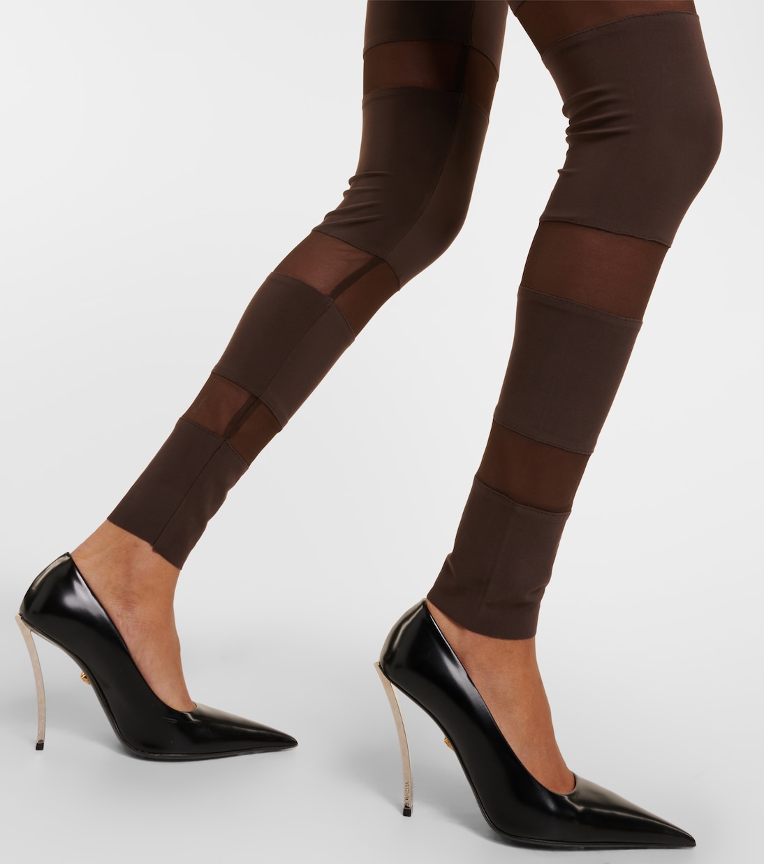 Leggings de jersey de tiro alto | Norma Kamali