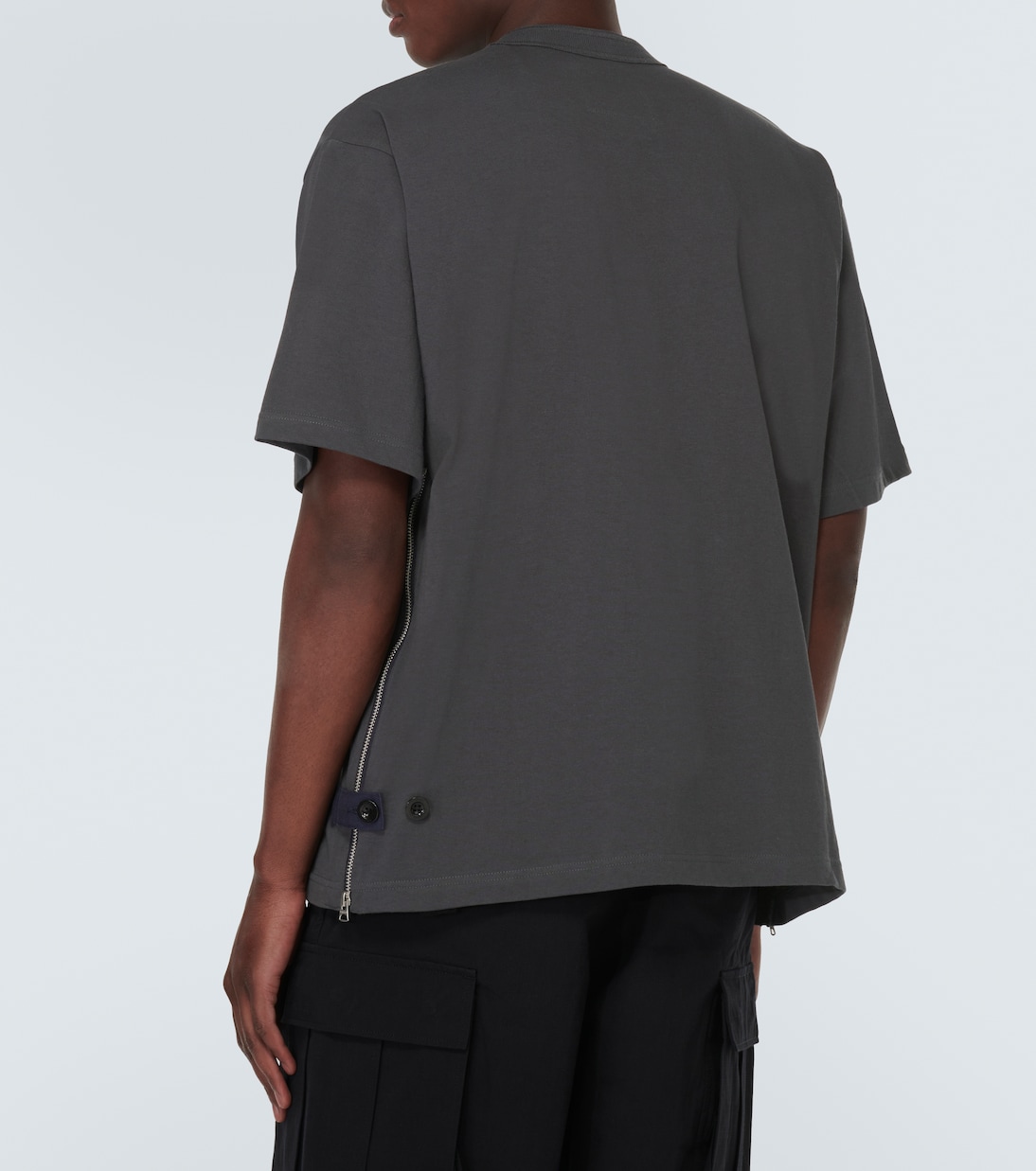 T-shirt in jersey di cotone | Sacai