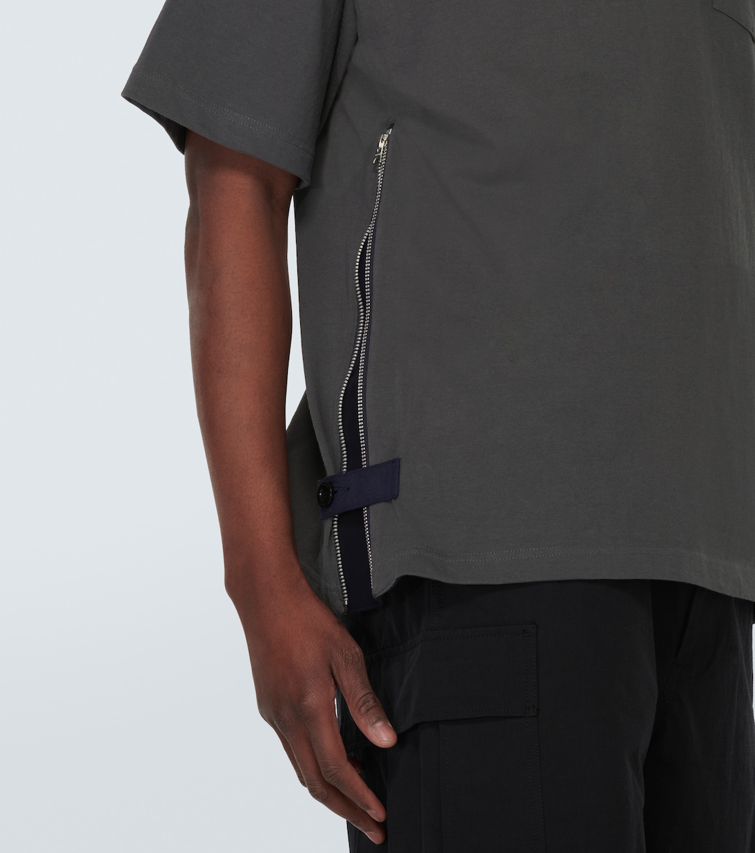 T-shirt in jersey di cotone | Sacai