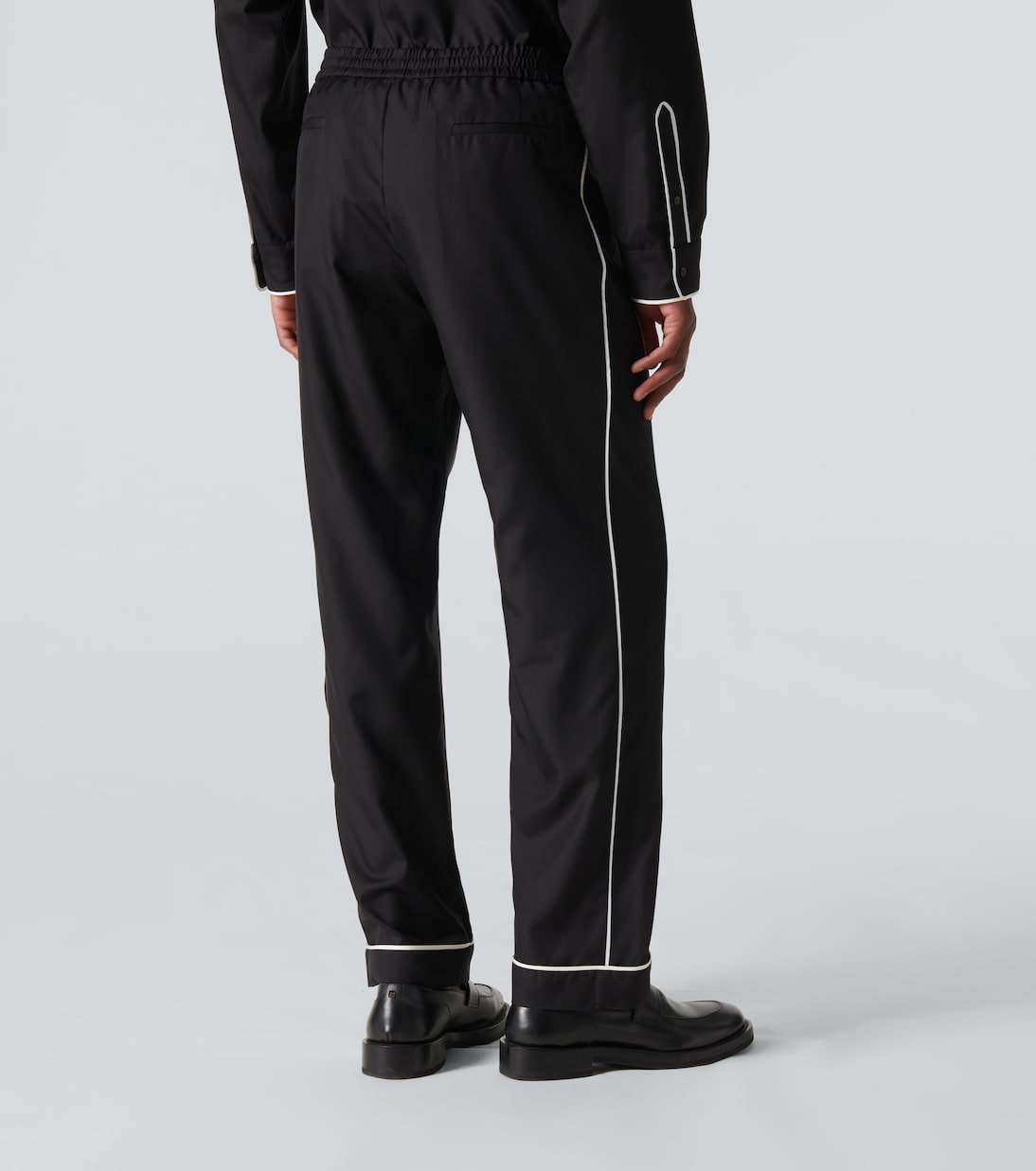 Pantaloni in seta con ricamo | Valentino