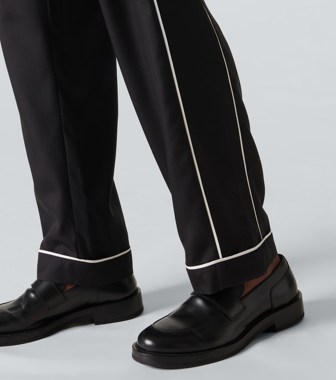 Pantaloni in seta con ricamo | Valentino
