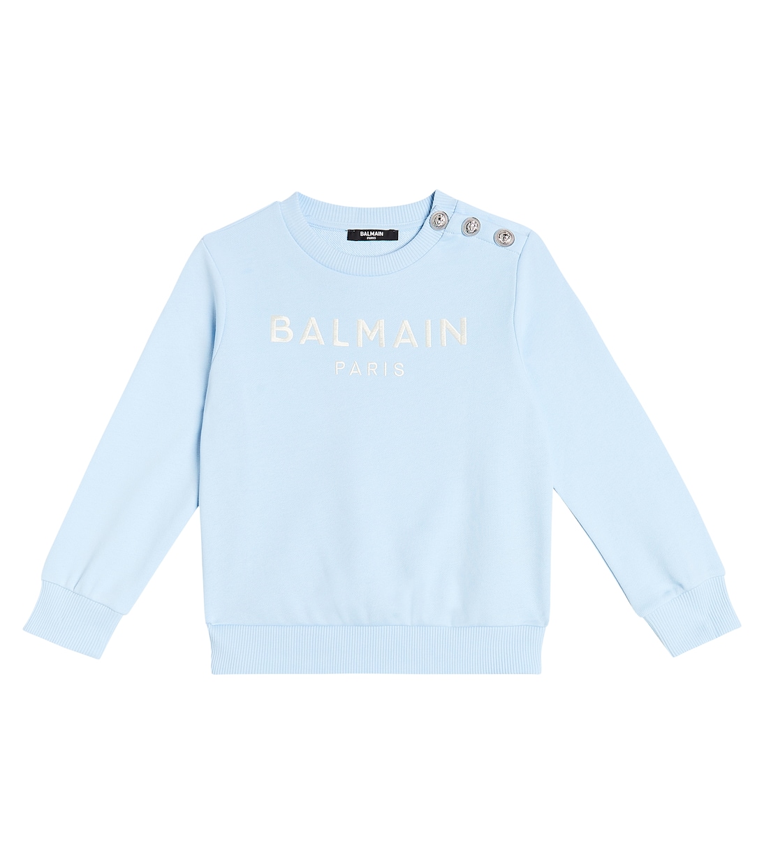 Sweatshirt aus Baumwoll-Jersey | Balmain Kids