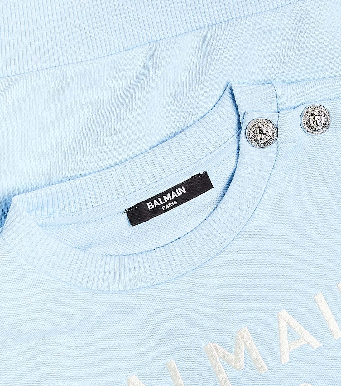 Sweatshirt aus Baumwoll-Jersey | Balmain Kids