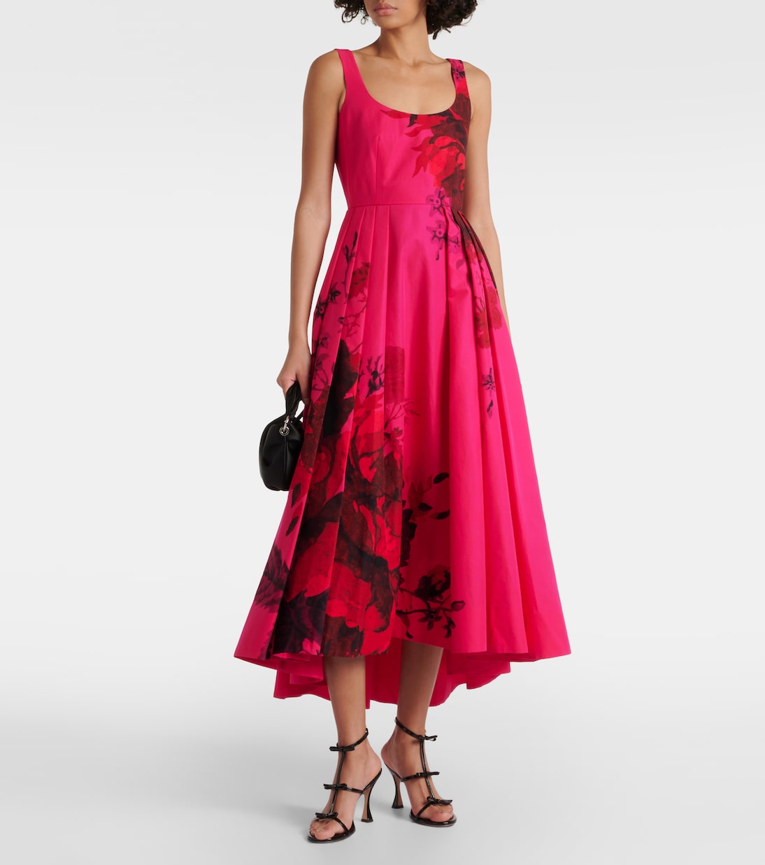 Floral cotton faille maxi dress | Erdem