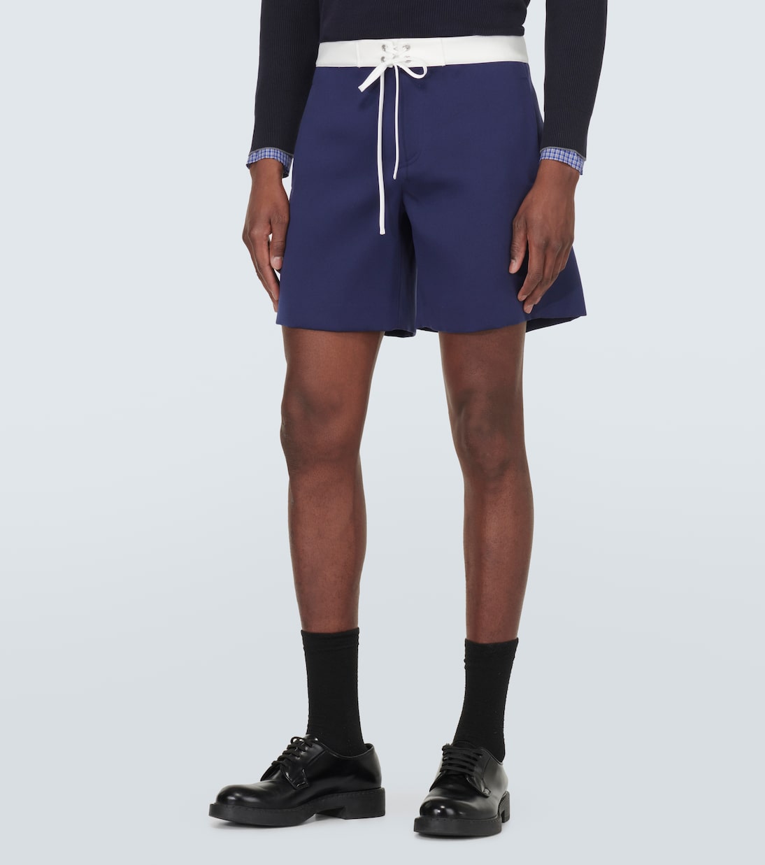 Bermuda-Shorts aus Satin | Miu Miu