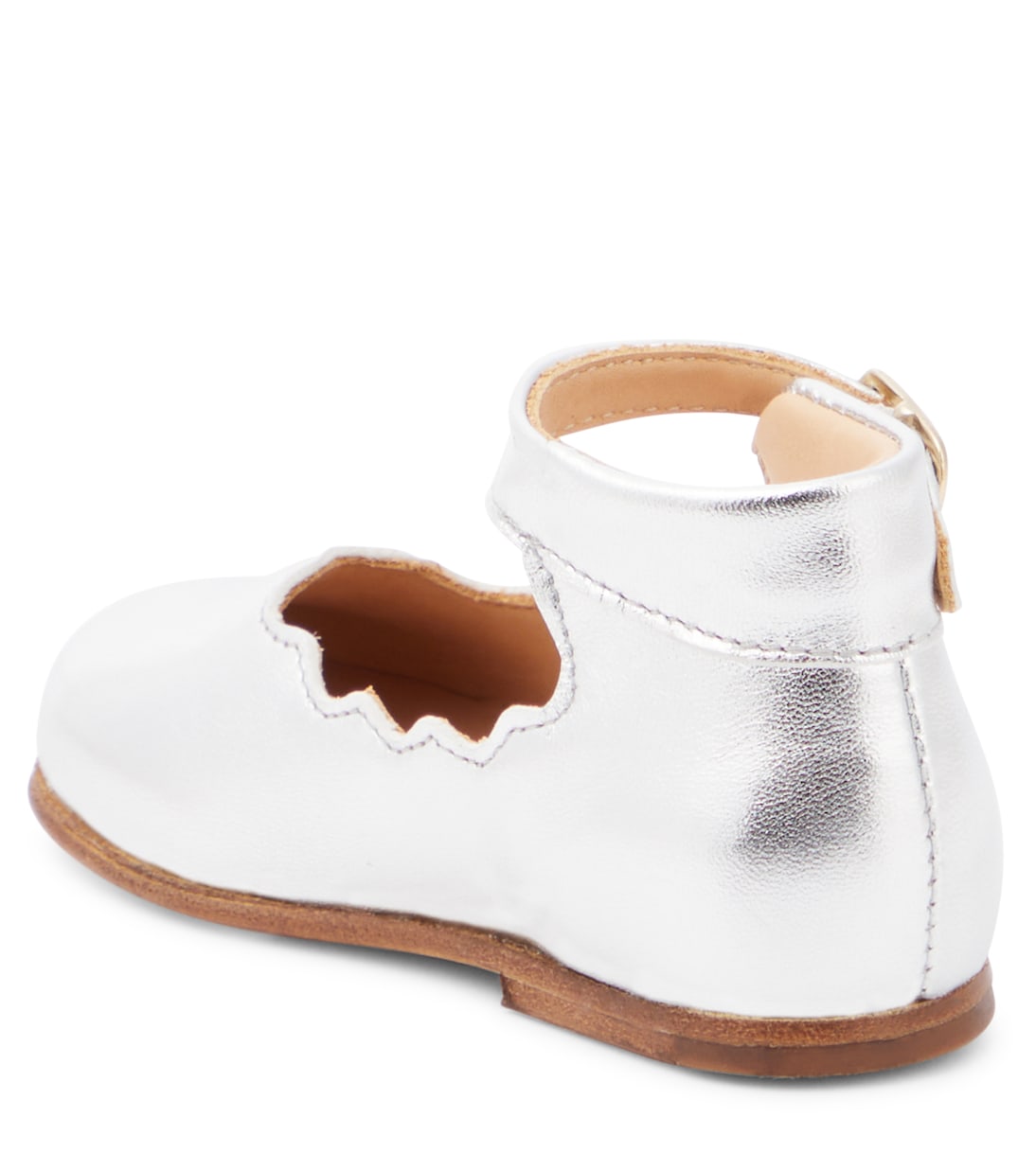 Baby leather ballet flats | Chloé Kids
