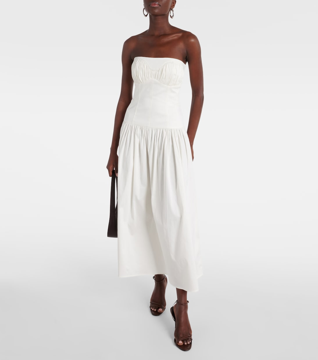 Abito midi Lauryn in misto cotone | Tove