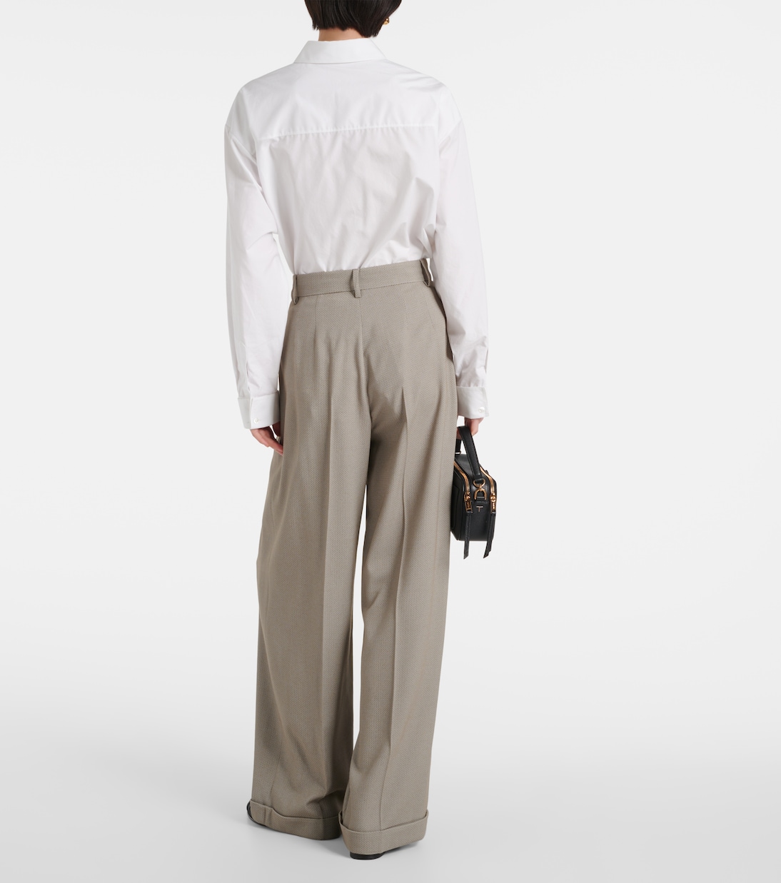 Pantaloni a gamba larga e vita media | Tod's