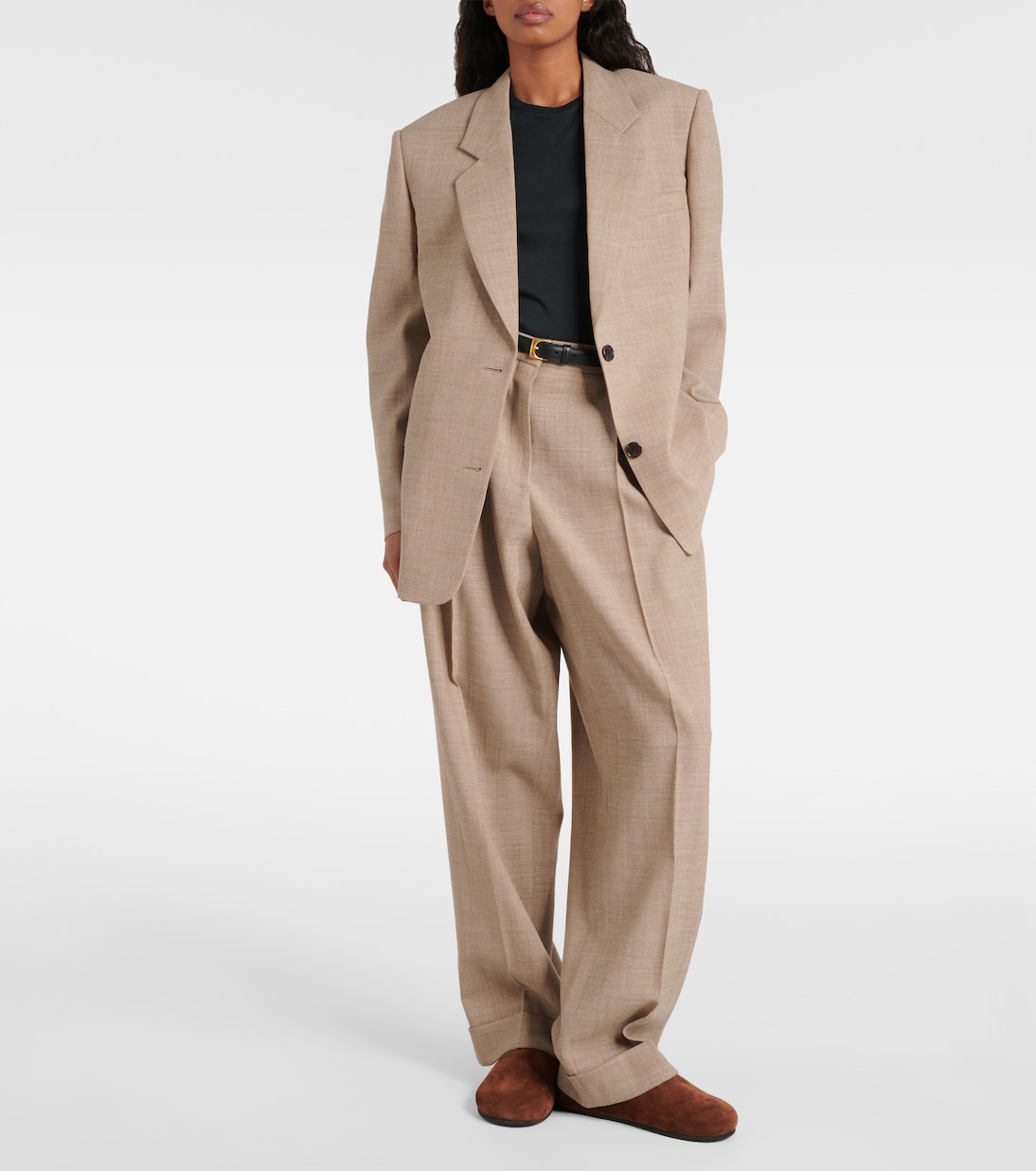 Marina virgin wool blazer | The Row