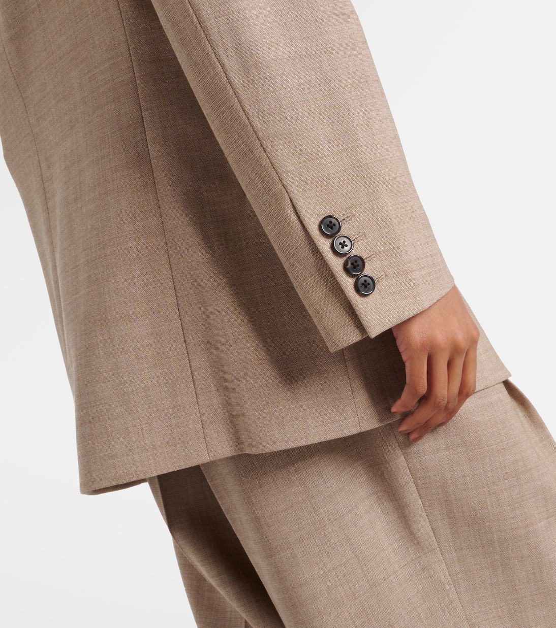 Marina virgin wool blazer | The Row