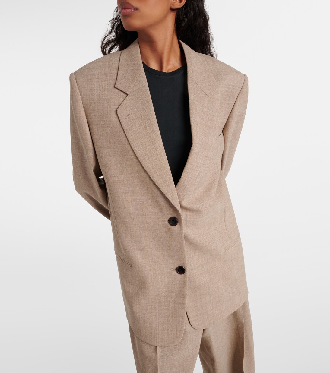 Marina virgin wool blazer | The Row