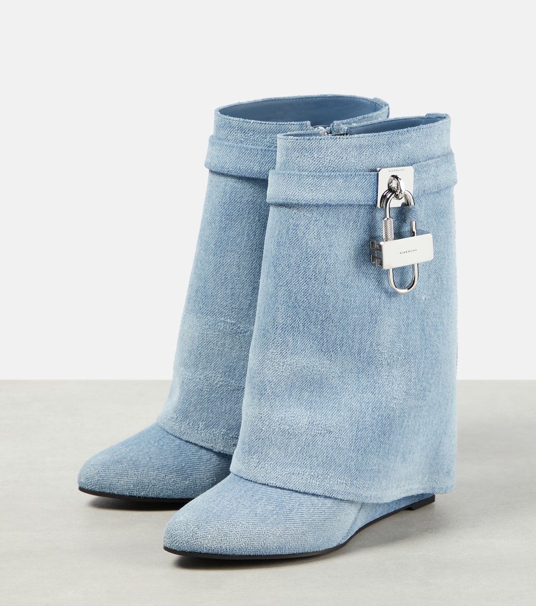 Bottines Shark Lock en jean | Givenchy
