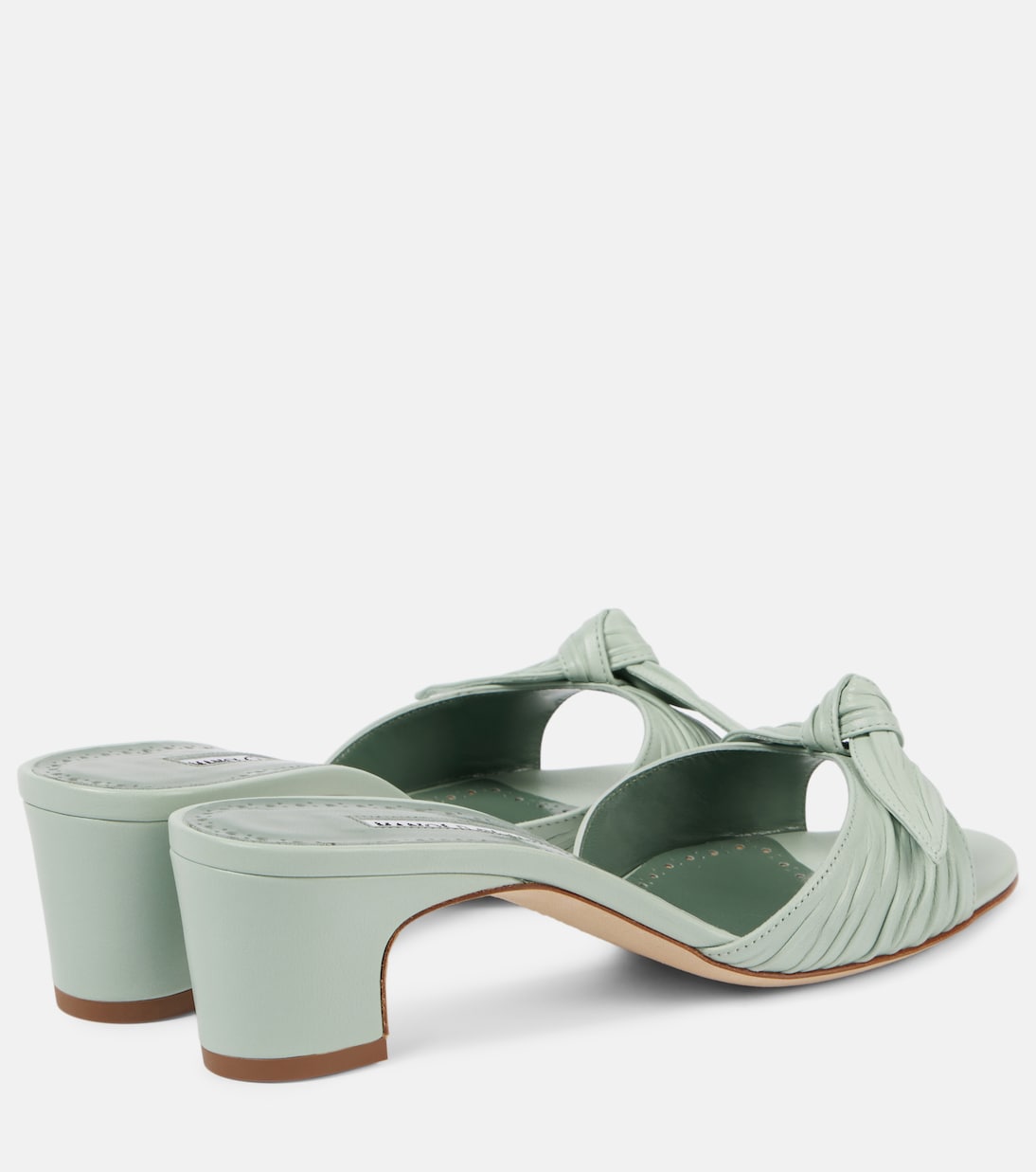 Sandali Lolloso 50 in pelle | Manolo Blahnik