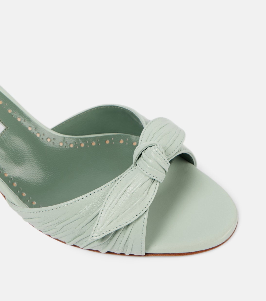 Sandali Lolloso 50 in pelle | Manolo Blahnik